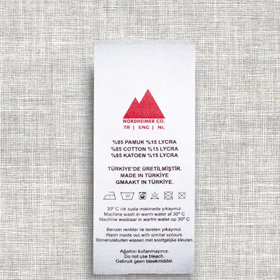 Printed Labels example 1